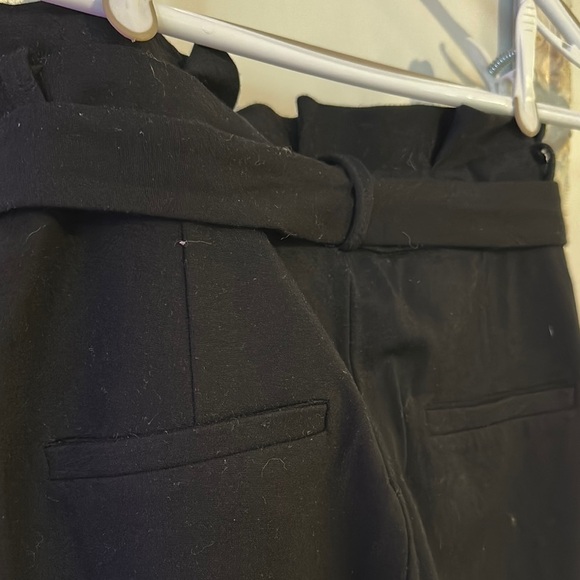 VERO MODA | Black Paper Bag Trousers - Picture 9 of 10